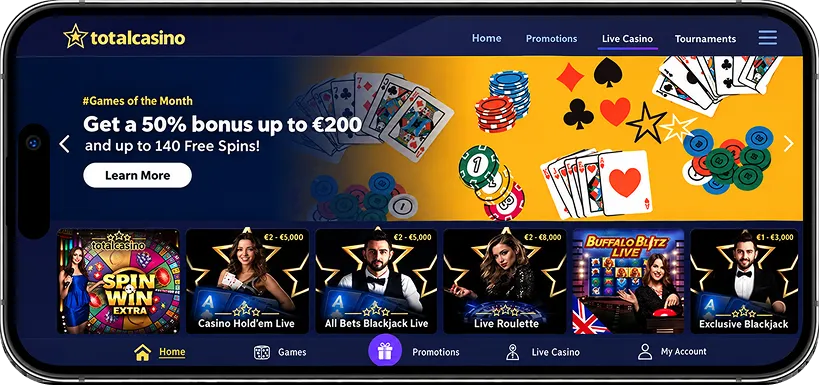 Total Casino app