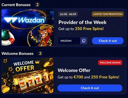 Total Casino bonus